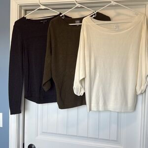 Lightweight sweater bundle.